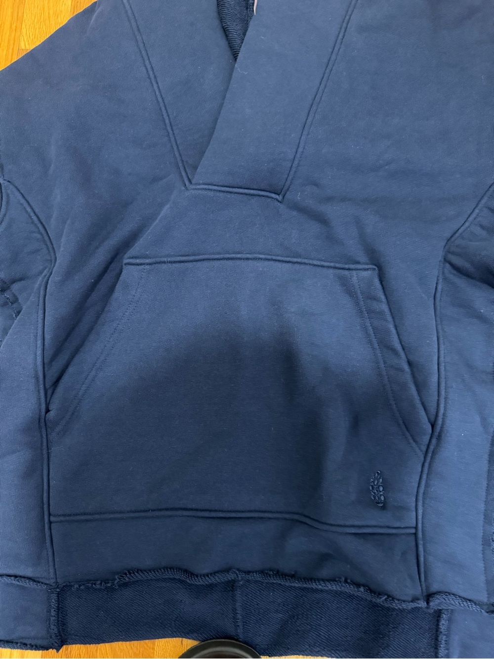 Free People Washed deep navy Sweatshirt - Deep Navy - Picture 8 of 8
